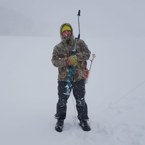 Winter lure or active fishing in winter. - My, Winter fishing, Spoon, Fishing sport, Perch, Fishing, Video, Longpost