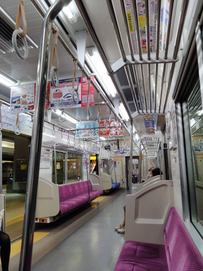 Japanese subway. - The photo, Handrail, Purity
