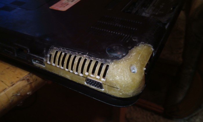 Loops-loops, or another stoned repair - My, Repair of equipment, Notebook, Repair of hinges, Hp pavilion, Longpost, Repair