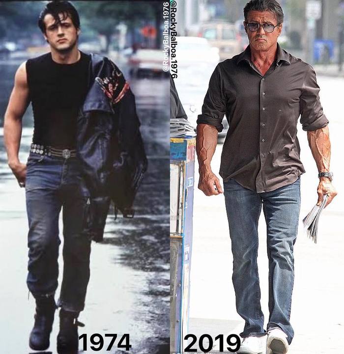 Sylvester Stallone through the years - Sylvester Stallone, The photo, Rocky, Arnold Schwarzenegger, Bruce willis, Celebrities, It Was-It Was