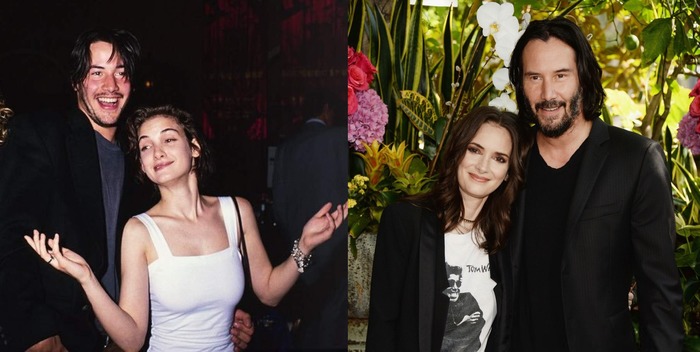 Keanu Reeves and Winona Ryder, 29 years later. 1989 - 2018. - Keanu Reeves, Winona Ryder, The photo, Celebrities, Actors and actresses, Actors