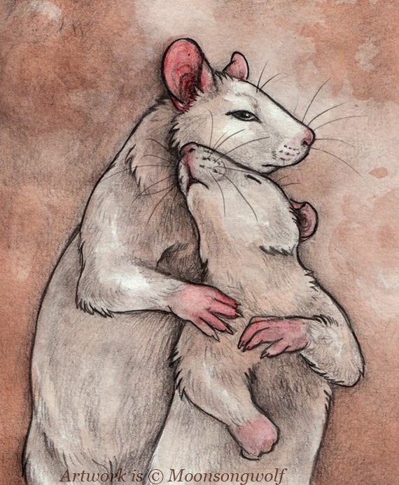 By MoonsongWolf - Rat, Art, Longpost, Drawing