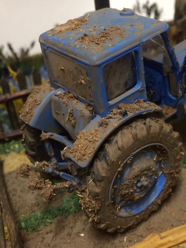 Diorama - Stand modeling, Diorama, Tractor, Longpost