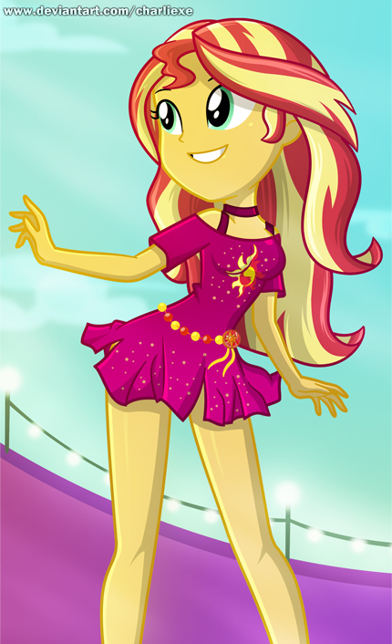 Sunset - My little pony, Equestria girls, Sunset shimmer, Charliexe