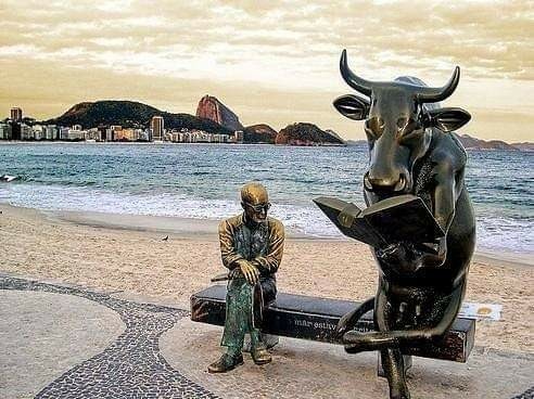 Literature is the most pleasant way to ignore life. F. Pessoa - Literature, Quotes, Monument, Cow, Поэт