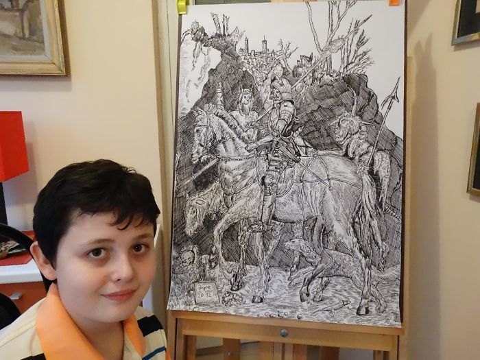 This Serbian boy dreamed of being an artist since he was 2 years old. - , Artist, Serbs, Longpost