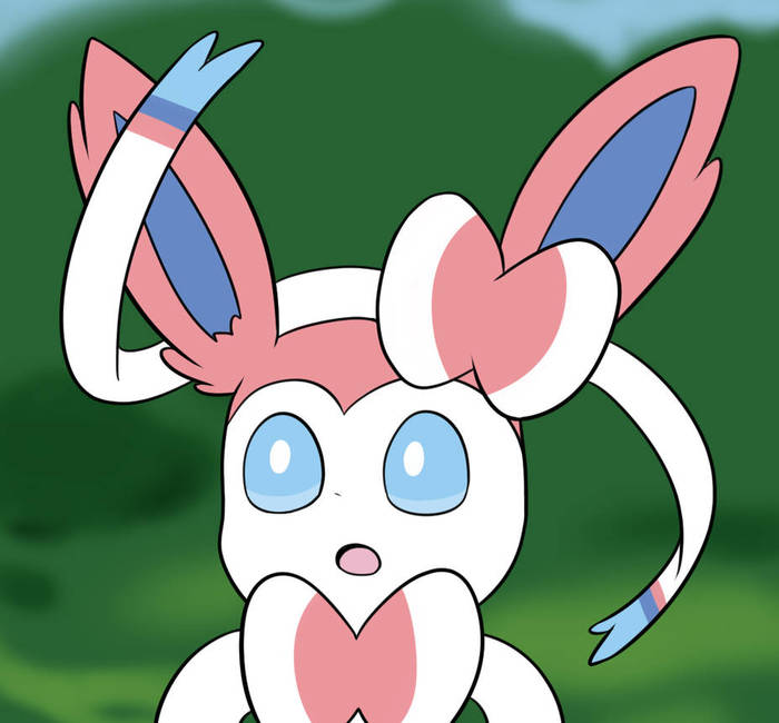 Surprised sylveon - Покемоны, Сильвеон