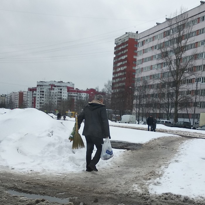 From 8 March - Holidays, March 8, Bouquet, Broom, Men