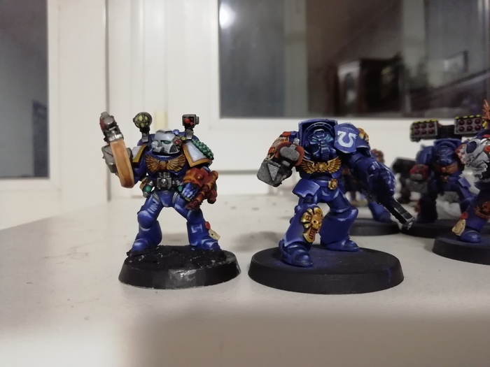 Three days of painting - My, Warhammer 40k, Miniature, Longpost