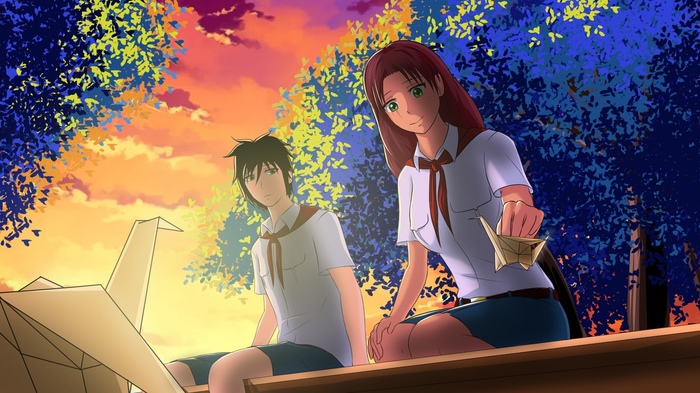 cranes - Endless summer, Visual novel, Anime, Not anime, 