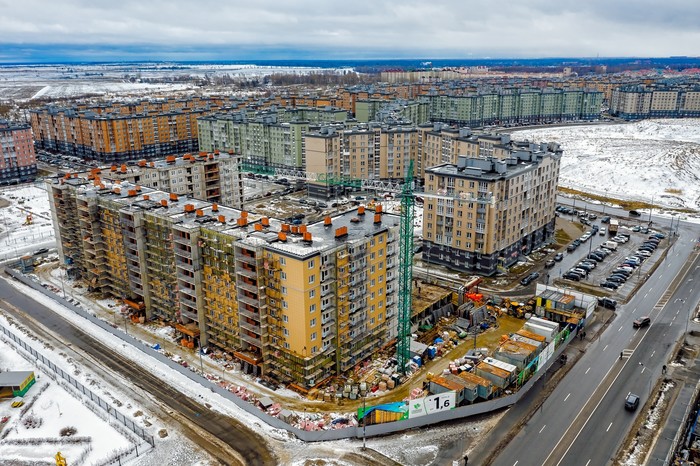 Residential complex Slavyanka - flew by - My, Lcd, Slav, Aerial photography, Building, Video, Longpost, Residential complex, Slavs