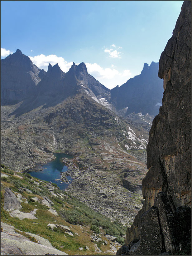 Climbing the Dragon's Tooth from the Coloreds - My, Ergaki, Tourism, Travels, Leisure, Russia, , Longpost, Nature