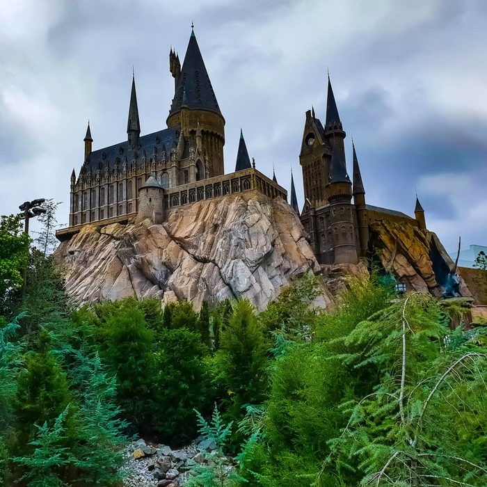 Hogwarts, Universal Adventure Kingdom, Orlando. - My, The photo, Beginning photographer, Mobile photography, Orlando, Florida, , Universal pictures