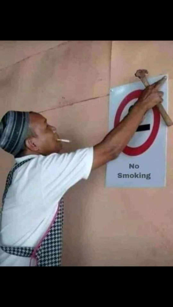 It is forbidden - Smoking area, Best Employee, Smoking