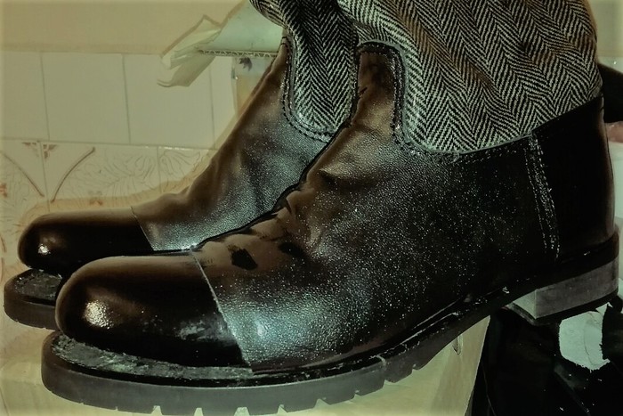 Ремонт обуви в Самаре. Лакированная кожа №2 Ремонт обуви, Лакированная кожа, Было-стало, Сапоги, Женские сапоги, Переделка, Длиннопост