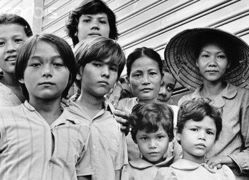 Vietnamese children born after the war - Vietnam war, Vietnam, Children, The americans, The soldiers