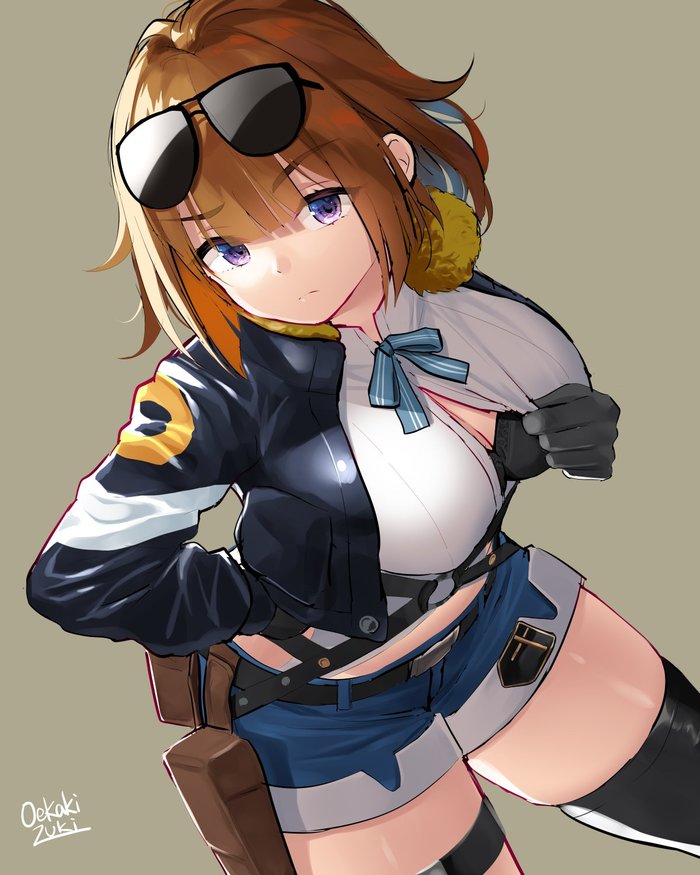 Grizzly MKV - Anime art, Girls frontline, Grizzly mkv