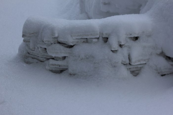 Snow fortress and the vagaries of nature. - My, Snow, Snow fortress, Grandchildren, Longpost