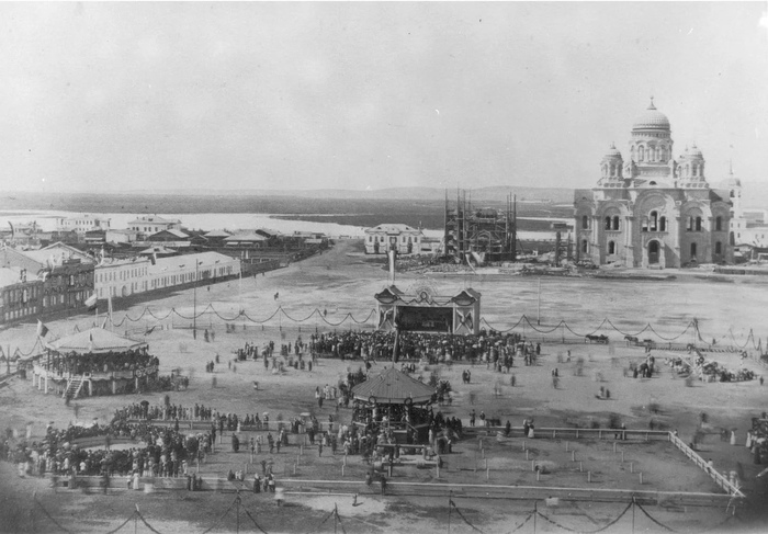 История Иркутского Казанского Кафедрального Собора в фотографиях - Иркутск, Сибирь, История, Собор, Длиннопост, Ретро фото