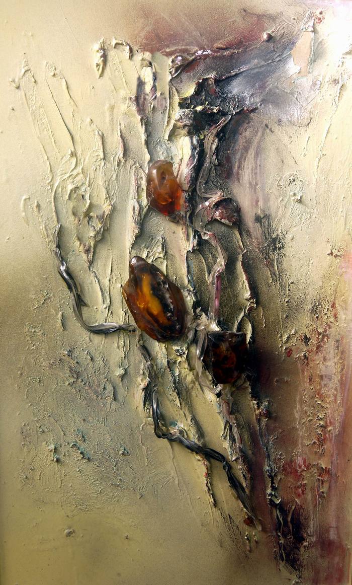 My paintings with amber are now in good quality - My, Painting, Relief, Amber, Copyright, Longpost