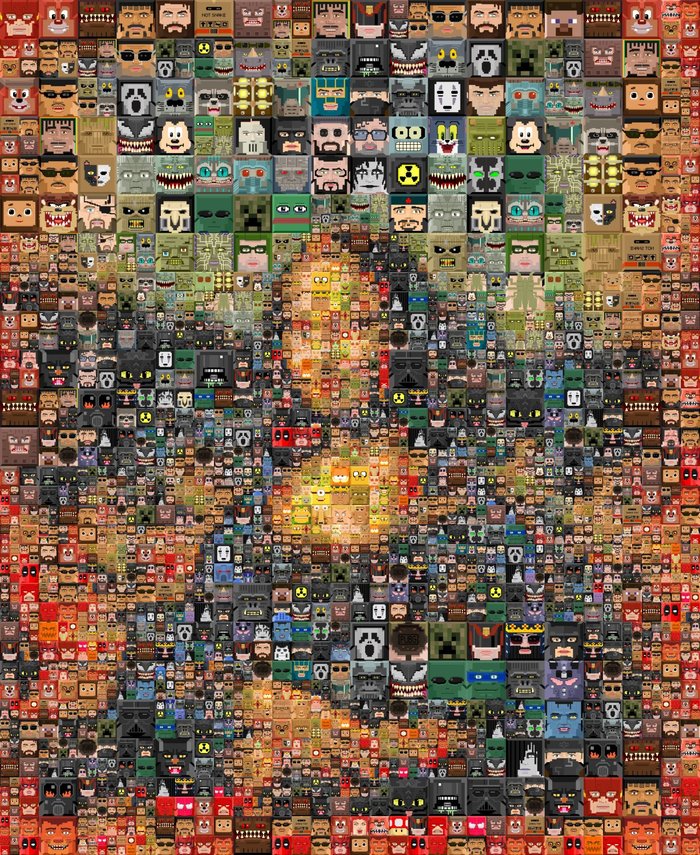 pop culture mona lisa - My, Collage, , , Icons, Pop Culture