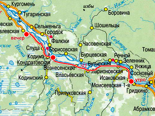 Карта виноградовского района с деревнями и дорогами со спутника