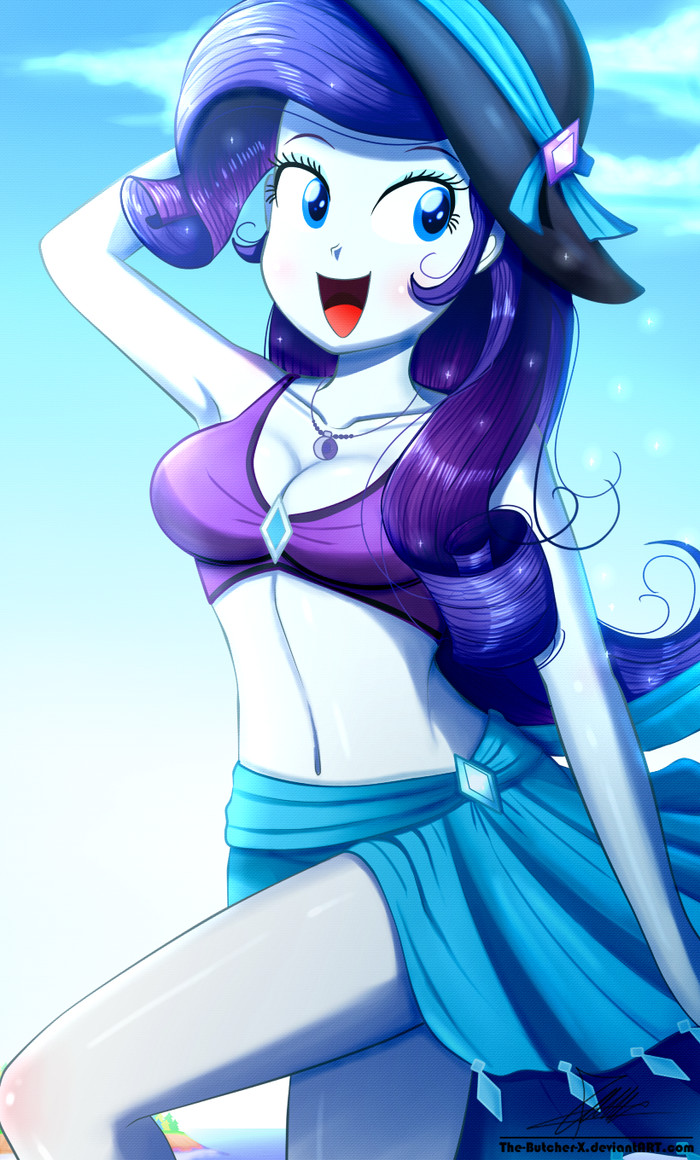 .:Radiant Summer:. My Little Pony, Equestria Girls, Rarity, Thebutcherx