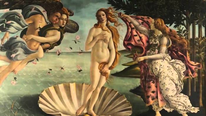 Birth of Venus - My, Art, Renaissance, Painting, Birth of Venus