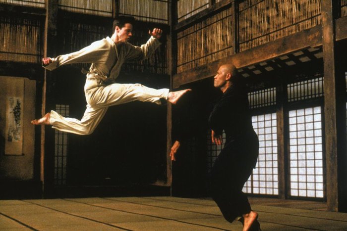 Staging fights in the Matrix - Neo, Matrix, Keanu Reeves, Tiger Chen, Yuen Wu Ping, Fight, Movies, Kung Fu, Video, Longpost