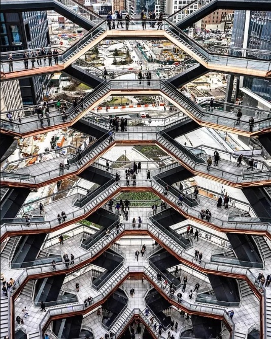 Engineering wonders. The Shops & Restaurants at Hudson Yards - a multifunctional shopping complex in New York - Building, Building, Architecture, Engineering, New York, Shopping center, Design