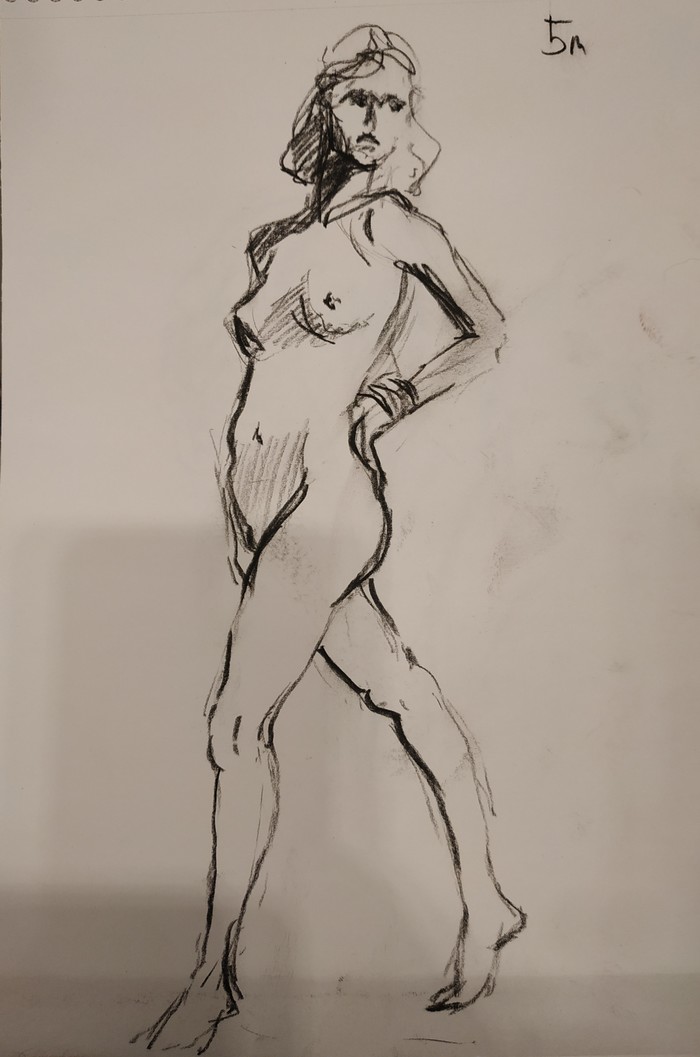 Saturday Quick Sketches - NSFW, My, Drawing, Sketch, Sketch, Body, Nudity, Longpost