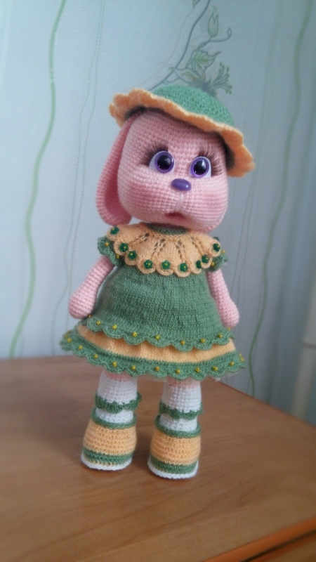 My new hobby - My, Amigurumi, Doll, Longpost