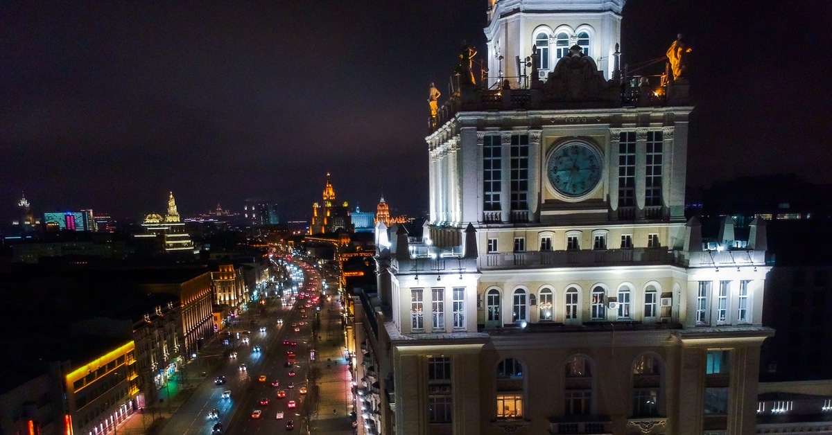 Садовое кольцо в москве фото сверху