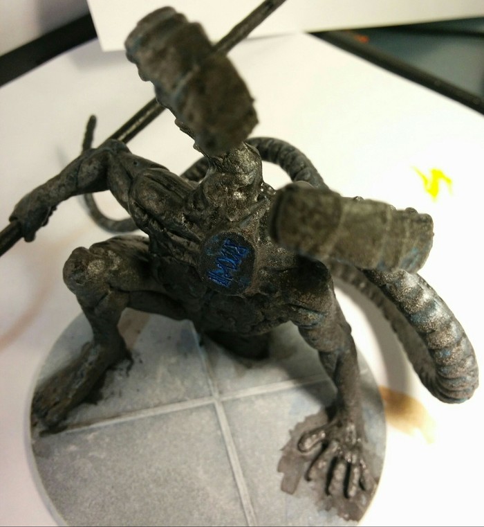 Painting the Titanite Demon - My, Dark souls, Painting miniatures, Games, Creation, Board games, Longpost