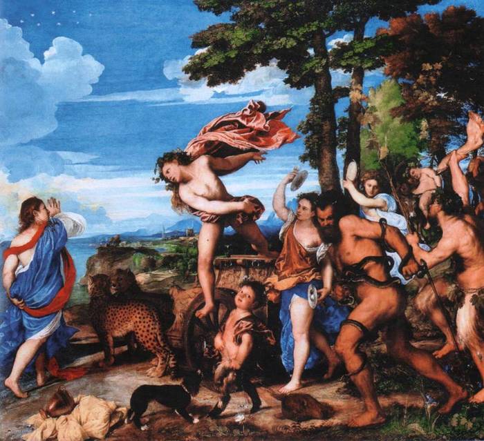 Bacchus and Ariadne - My, Renaissance, Art, Bacchus, Ariadne, Painting