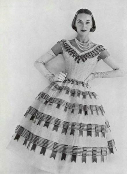 Christian Dior, 1950s - Dior, The dress, Vintage, 50th, Fashion, Longpost