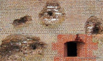 Cannonballs stuck in houses, fortresses, trees - The photo, Story, Cannonball, Longpost