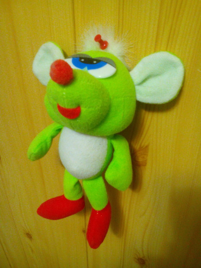 About the baby and the green mouse - My, Children, Through the mouth of a baby, Toys, Childhood, Toddlers, Humor, Longpost