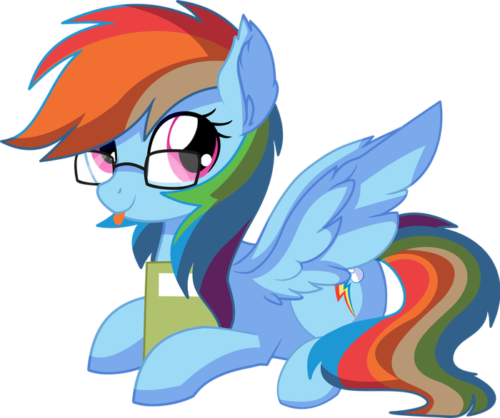 -2 My Little Pony, Rainbow Dash, Cyan Lightning
