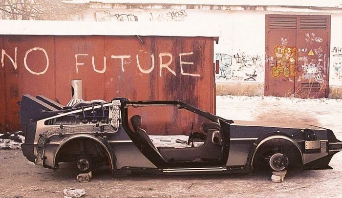 There is no future - Назад в будущее, Car, Reddit, Delorean, Back to the future (film)