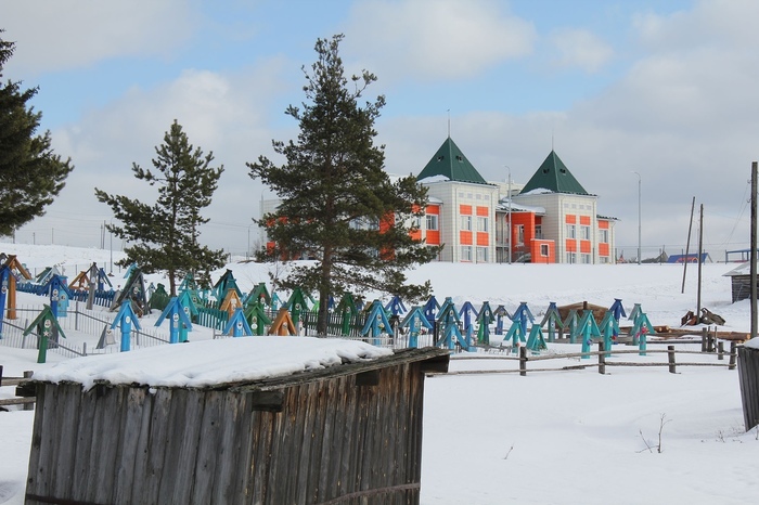 Kindergarten near the cemetery - Kindergarten, Cemetery, Construction