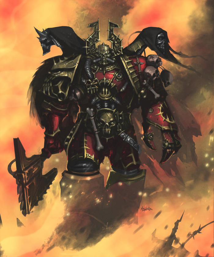    . Warhammer 40k, Wh Art, Chaos Space marines, World Eaters