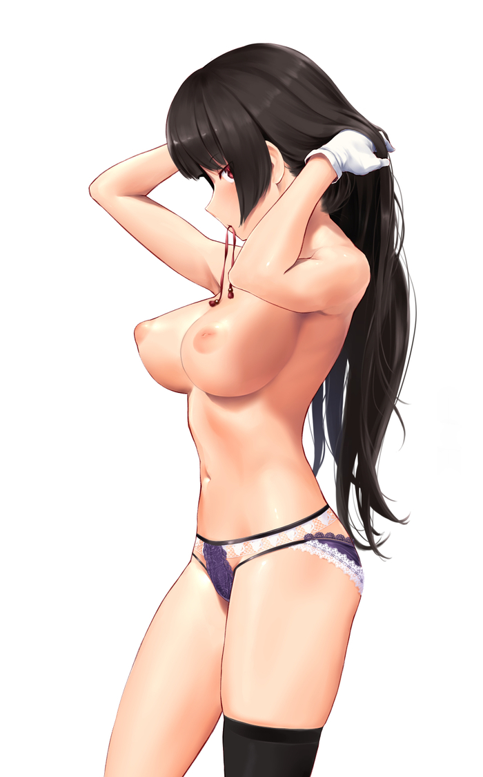 Isokaze - NSFW, Kantai Collection, Isokaze, Этти, Панцу, Anime Art, Аниме, Арт