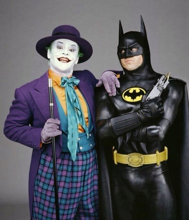 Joker and Batman - Joker, Batman, Movies, Hollywood, Jack Nicholson, Michael Keaton