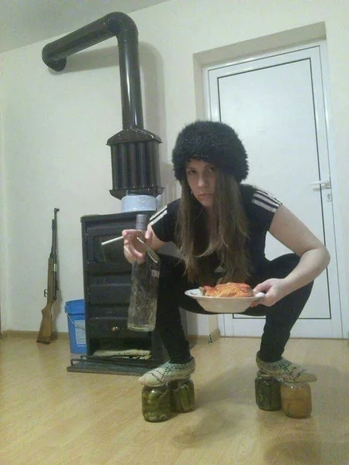 Russian stereotypes. - Humor, Stereotypes, Russians, The photo, Russian spirit