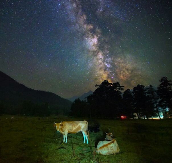 just the milky way - Planets and stars, Night, Milky Way, Arkhyz, Longpost, Astronomy