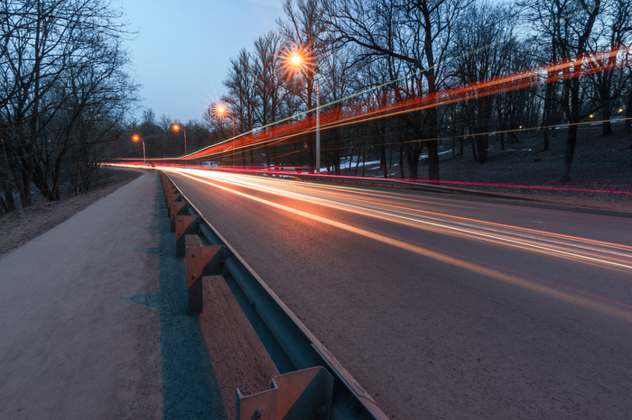 Cars moving at the speed of light - My, The photo, Nikon, Long exposure, Light, , Beams