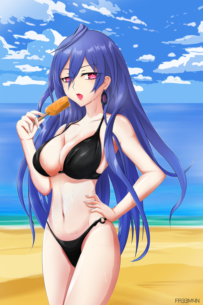 Iris Heart - Iris Heart, Plutia, Hyperdimension Neptunia, Anime Art