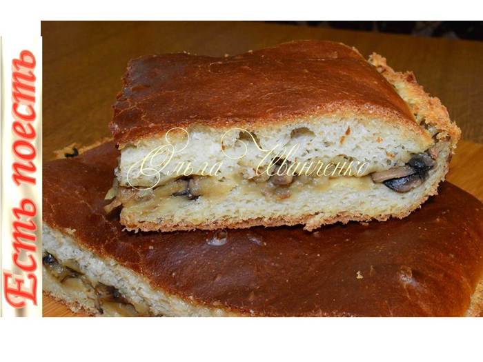 Заливной дрожжевой пирог