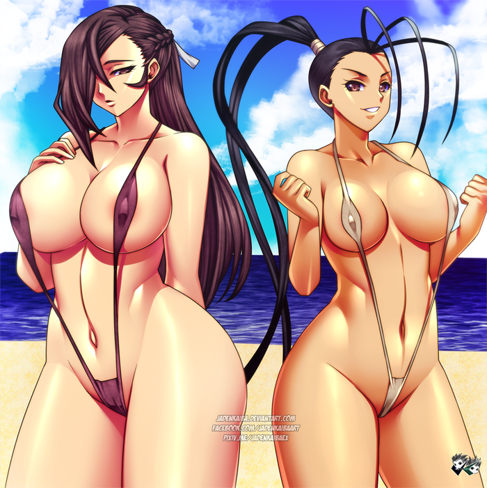 Ninjas at the Beach Jadenkaiba, Kagerou, Fire Emblem, Ibuki, Street Fighter, , 